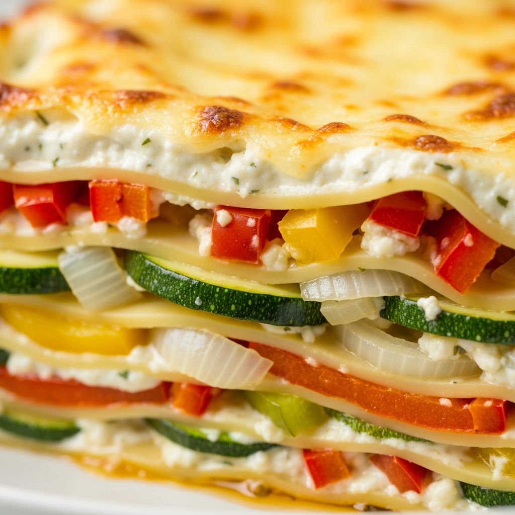 Λαζάνια με Λαχανικά (νηστίσιμο)